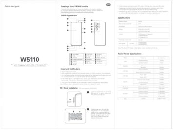 Dreame tālruņa rokasgrāmata