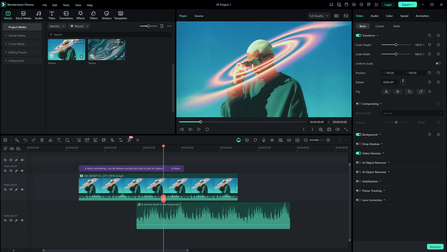 Plūsmas saglabāšana: kā Wondershare Filmora V15 AI paplašina stāstījuma ritmu