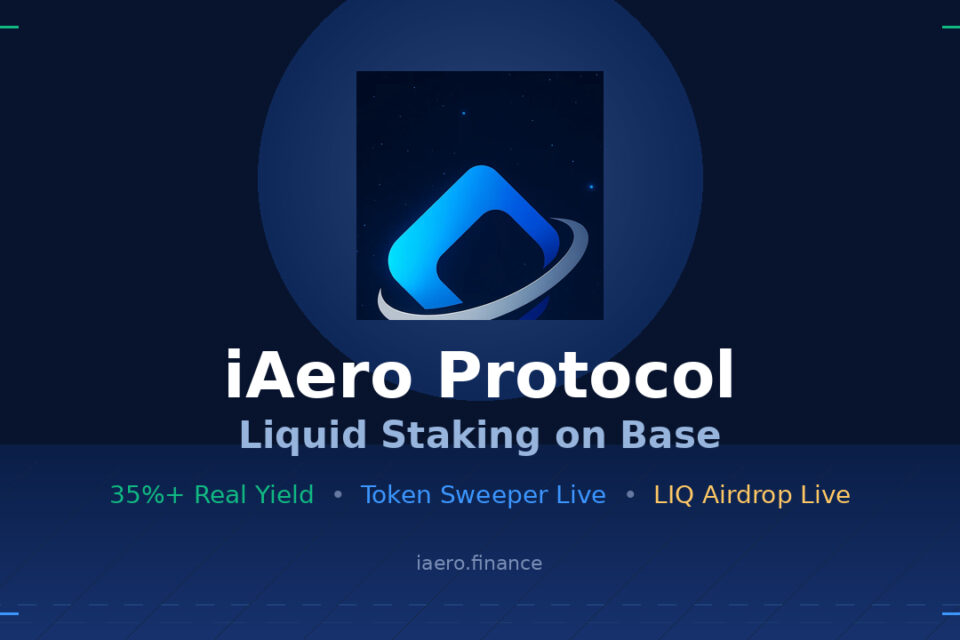 iAero Protocol izlaiž Token Sweeper, sadala 5% no LIQ piegādes Stakers
