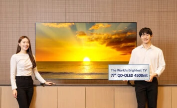 Samsung displejs CES 2026 4500nit QD OLED televizors
