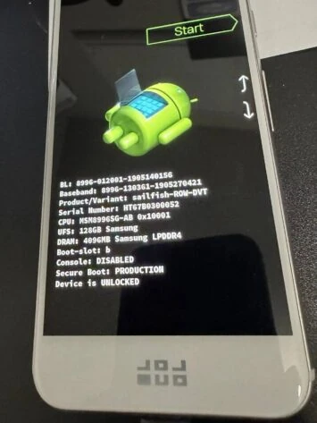 Google Pixel Prototype eBay 2