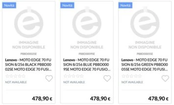 Moto Edge 70 Fusion etailer saraksts