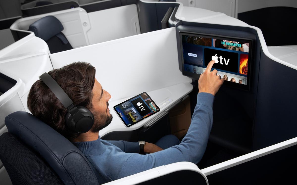 Apple TV nolaižas Air France: šī ir jaunā pieredze uz klāja