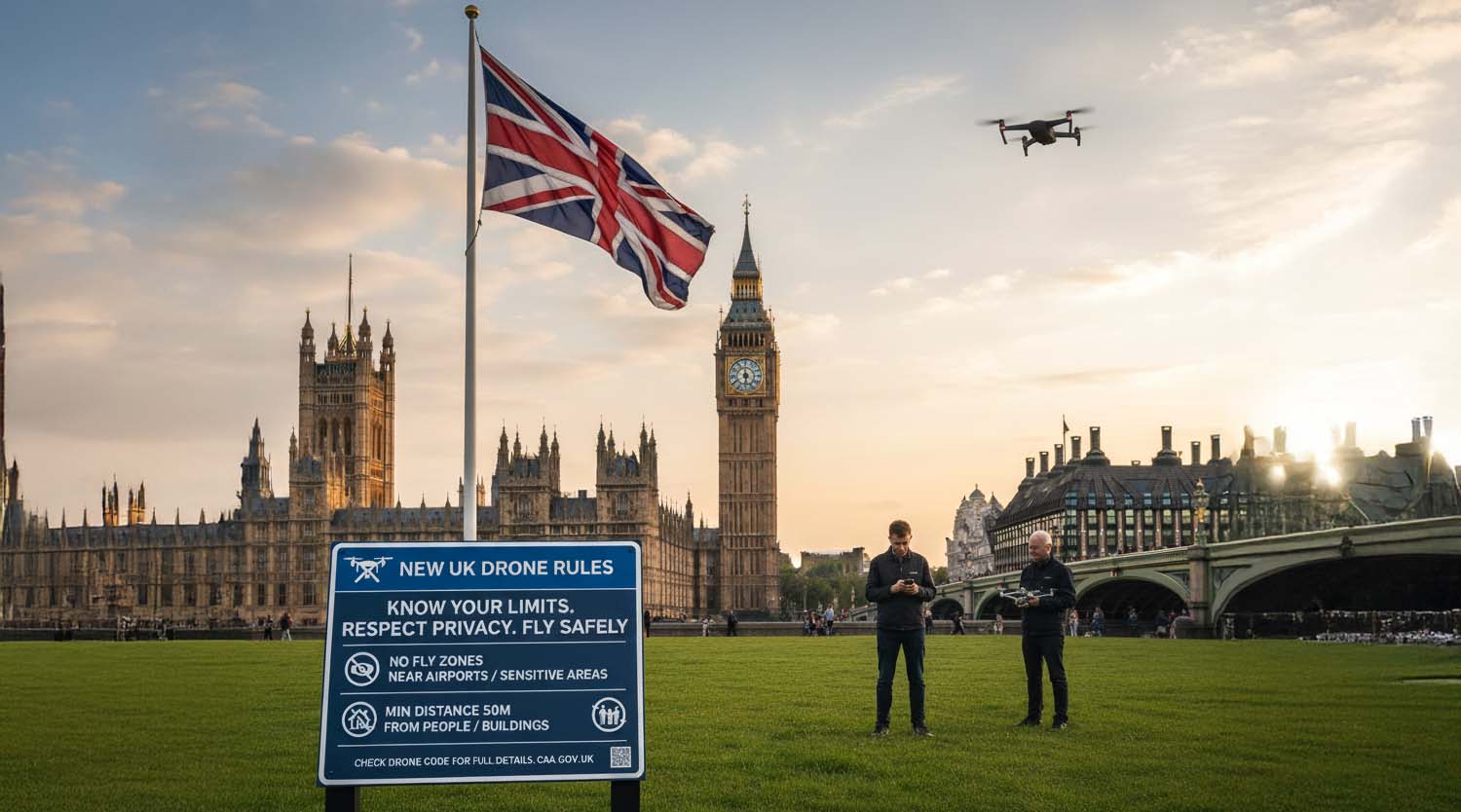 Apvienotajā Karalistē stājas spēkā jauni dronu noteikumi: kas jāzina ES bezpilota lidaparātu pilotiem
