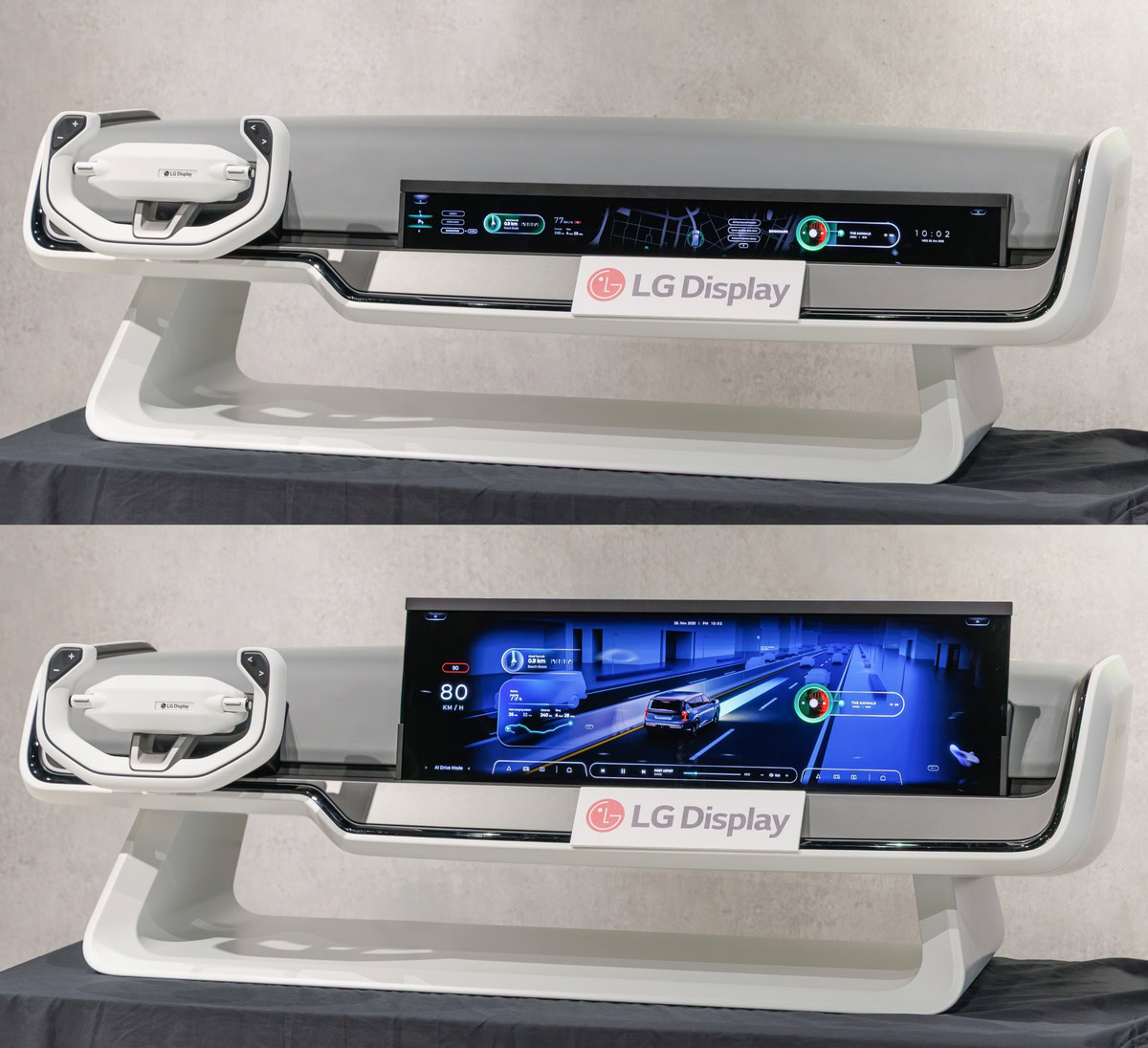 LG displejs OLED CES 2026 33 collu bīdāms OLED