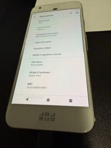 Google Pixel Prototype eBay 1