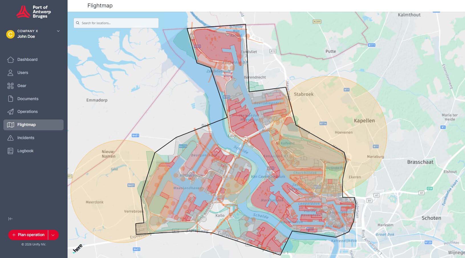 UTM platforma droniem Antverpenes ostā ir paplašināta un atjaunināta