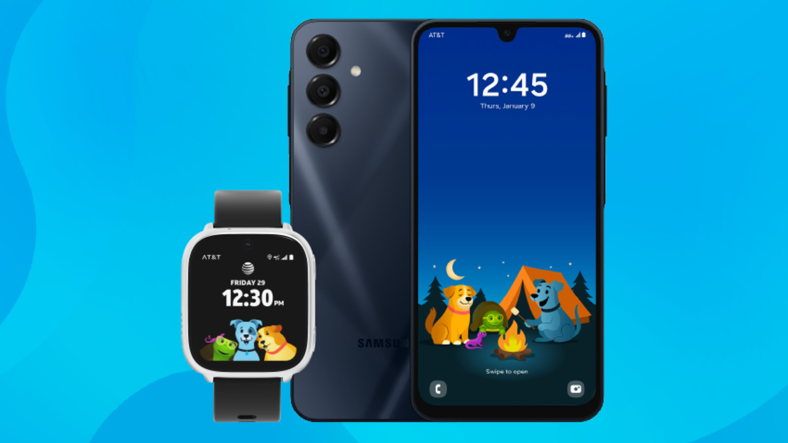 AT&T izlaiž jaunu viedtālruni un viedpulksteni bērniem par pieņemamu cenu