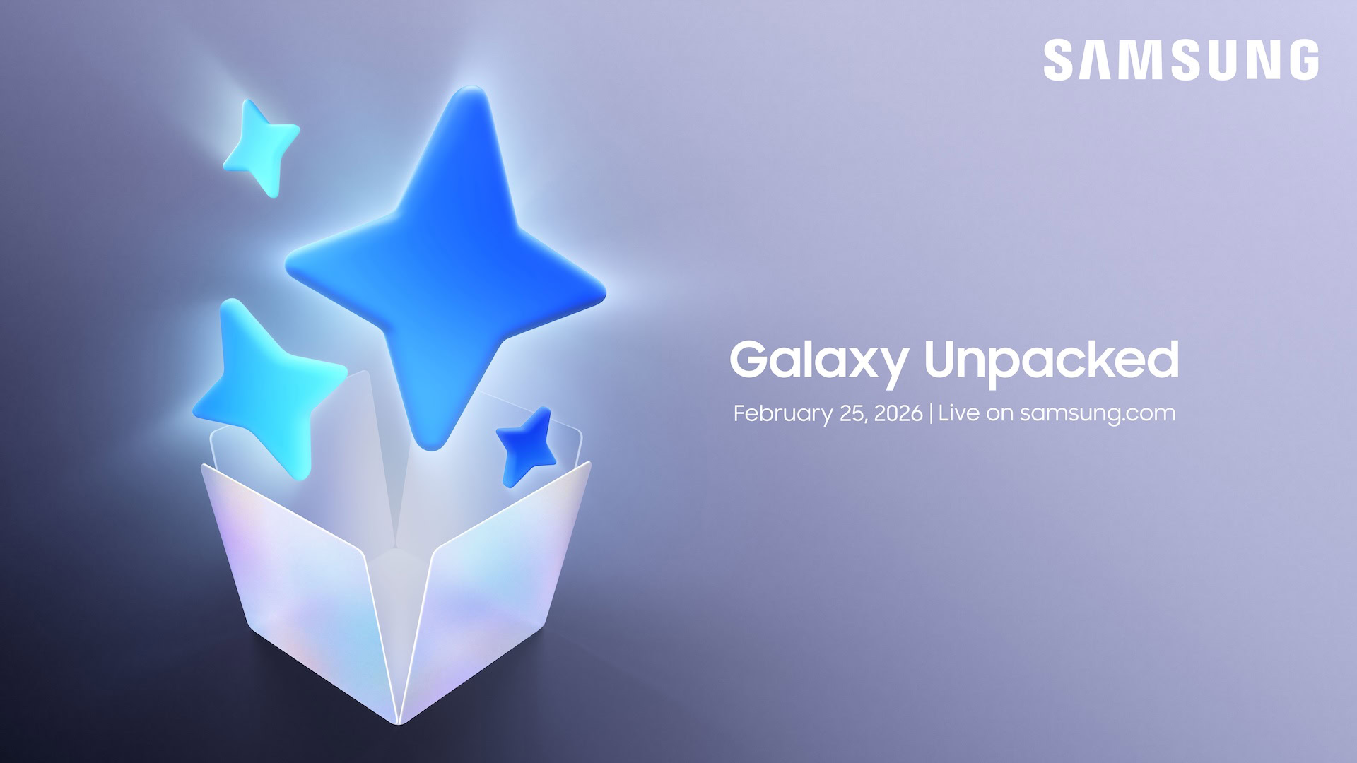 Oficiālais: Samsung Galaxy S26 debitēs 25. februārī izstādē Unpacked