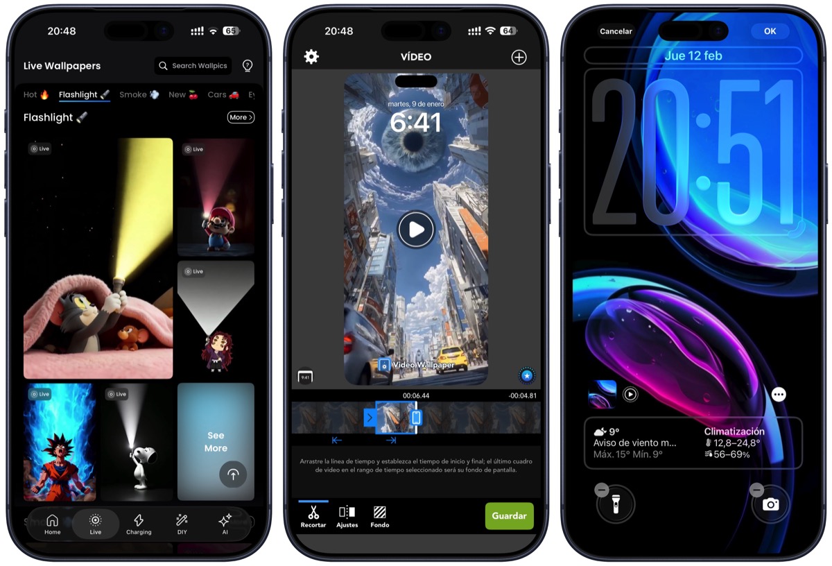Kā iPhone tālrunī ievietot animētus fonus