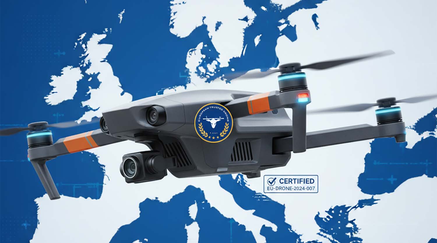 Konsorcijs sper pirmo soli ceļā uz Eiropas uzticamo dronu marķējumu