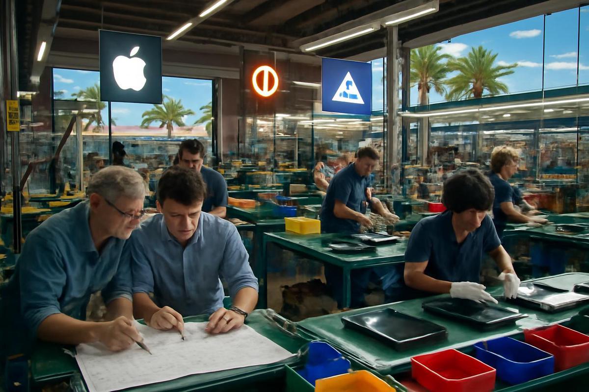 iPhone globālā piegādes ķēde