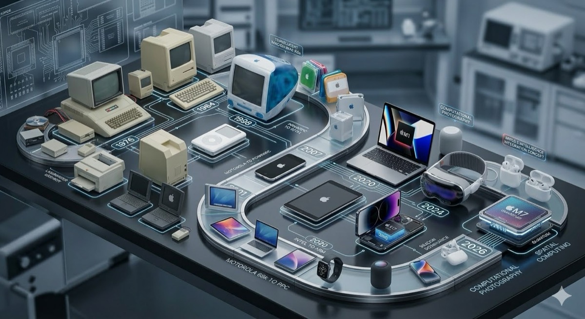 Apple: 50 gadu vēsture, kas mainīja pasauli