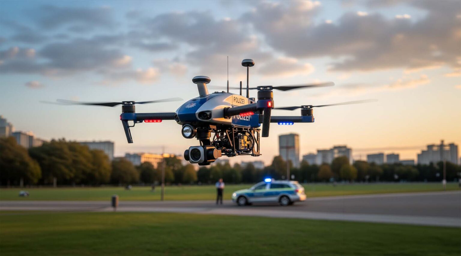 Vācijas policija strādā ar savu dronu, lai samazinātu atkarību no ārvalstīm