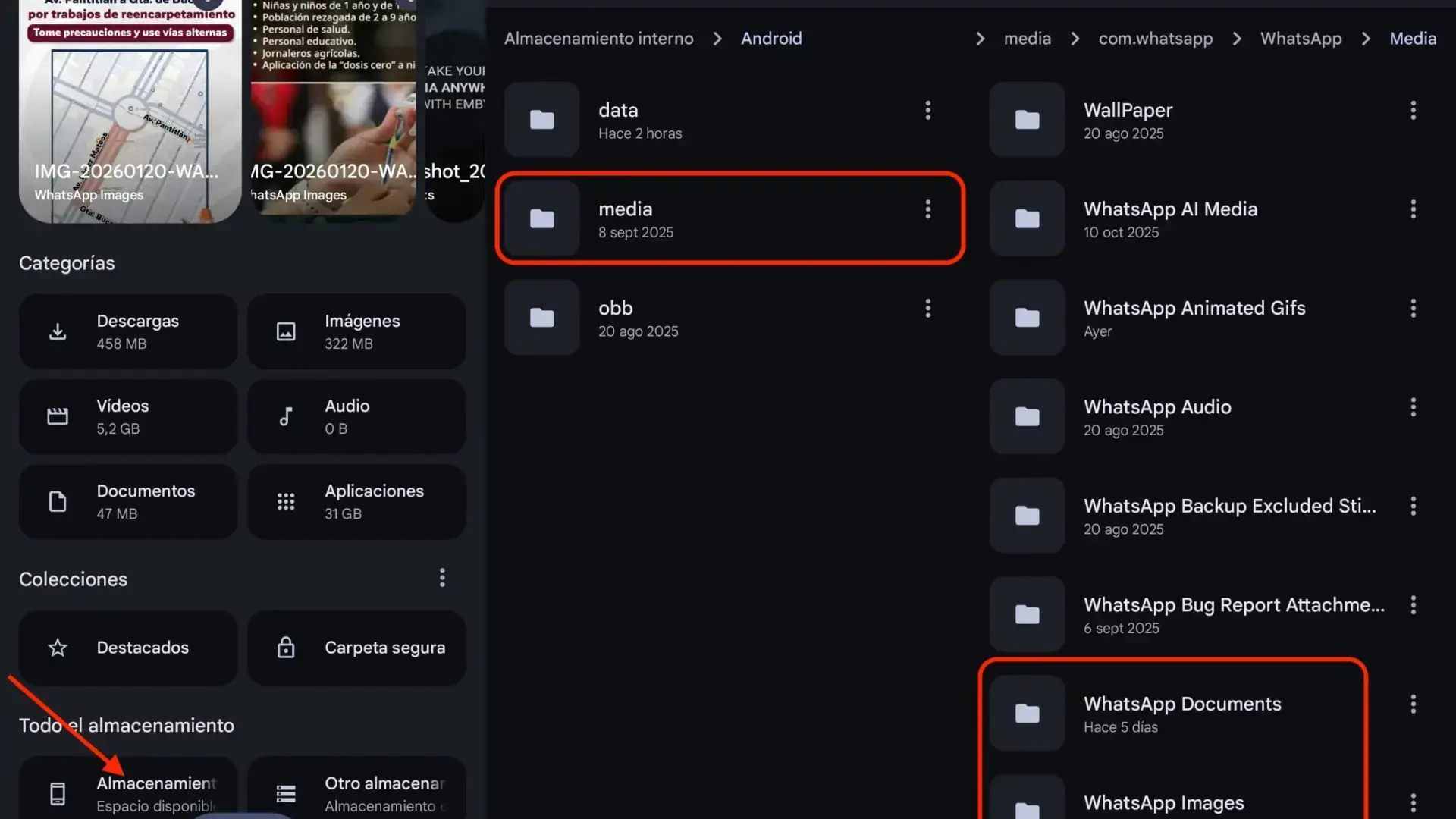 WhatsApp iPhone krātuve