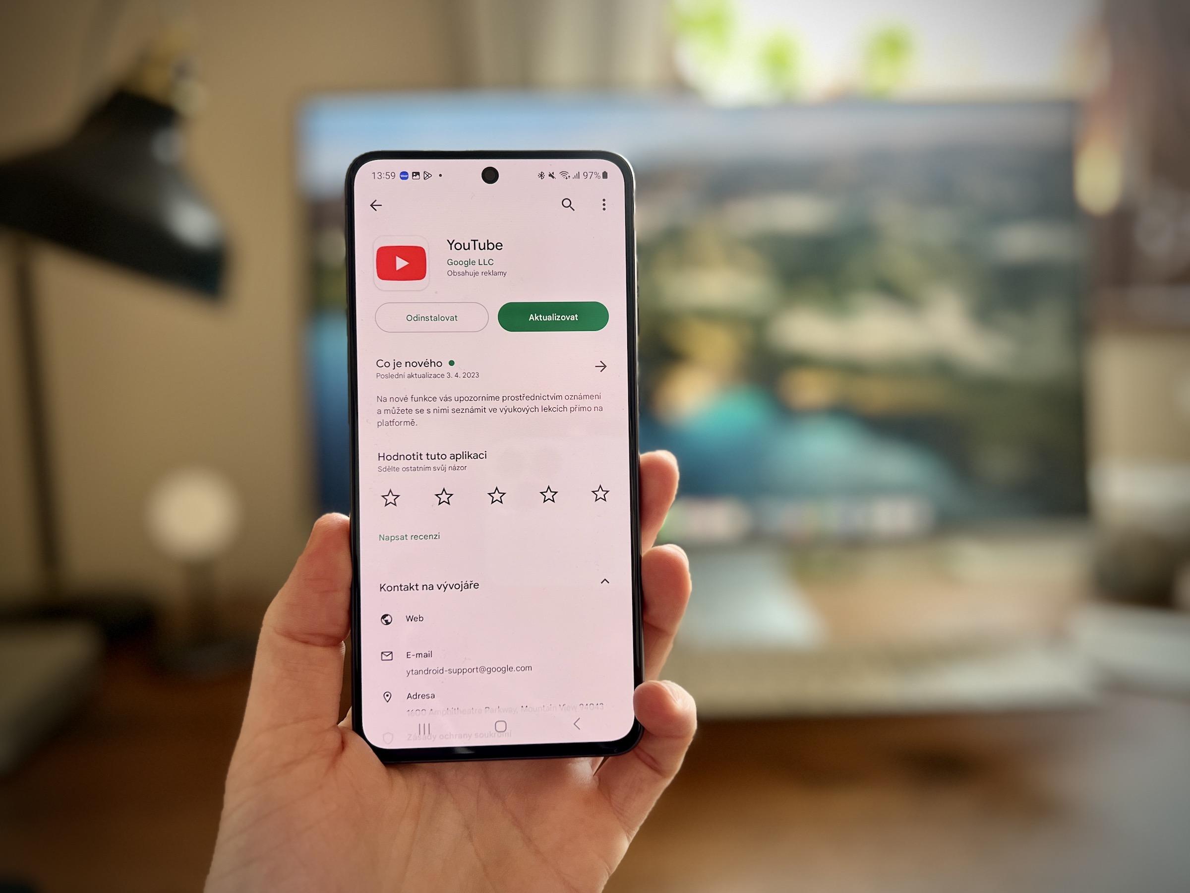 90 sekunžu YouTube reklāmas televizoram