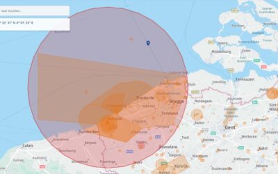 Droneguide kļūme parāda viltus lidojumu aizlieguma zonu virs Beļģijas krasta