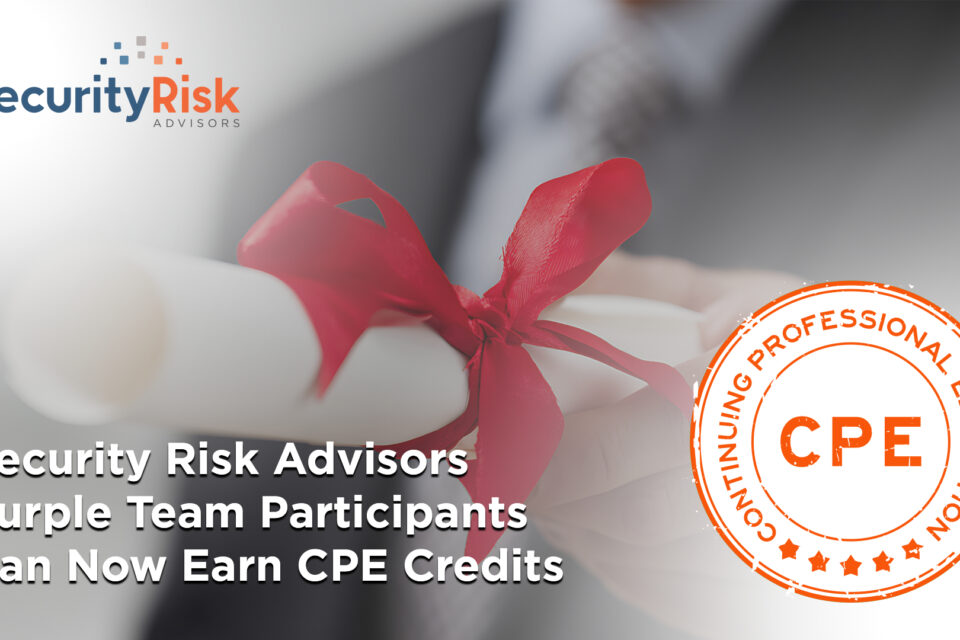 Drošības riska konsultanti Purpura komandas dalībnieki tagad var nopelnīt CPE kredītus