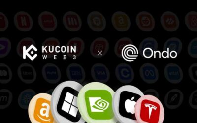 KuCoin Web3 Wallet nodrošina Ondo tokenizētās akcijas kriptovalūtā, pievienojot 260+ ASV akcijas un ETF