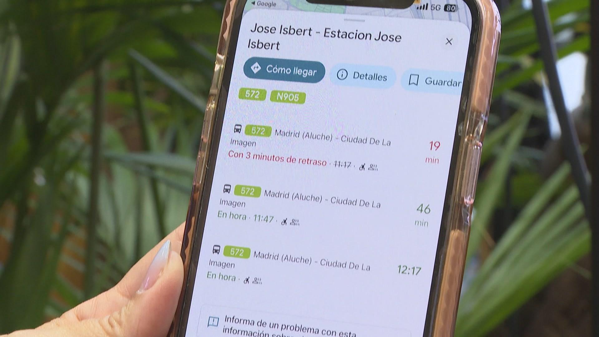 Madrides starppilsētu autobusu atrašanās vieta reāllaikā pakalpojumā Google Maps