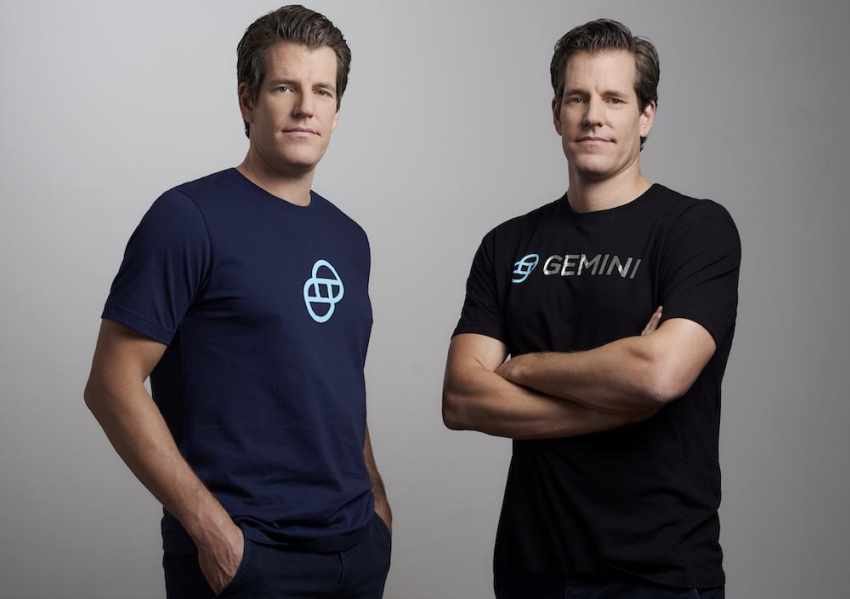 Gemini akcijas pieaug par 20% pēc tam, kad Vinklevosa dvīņi ieguldīja 100 miljonus USD grūtībās nonākušajā kriptovalūtu apmaiņā