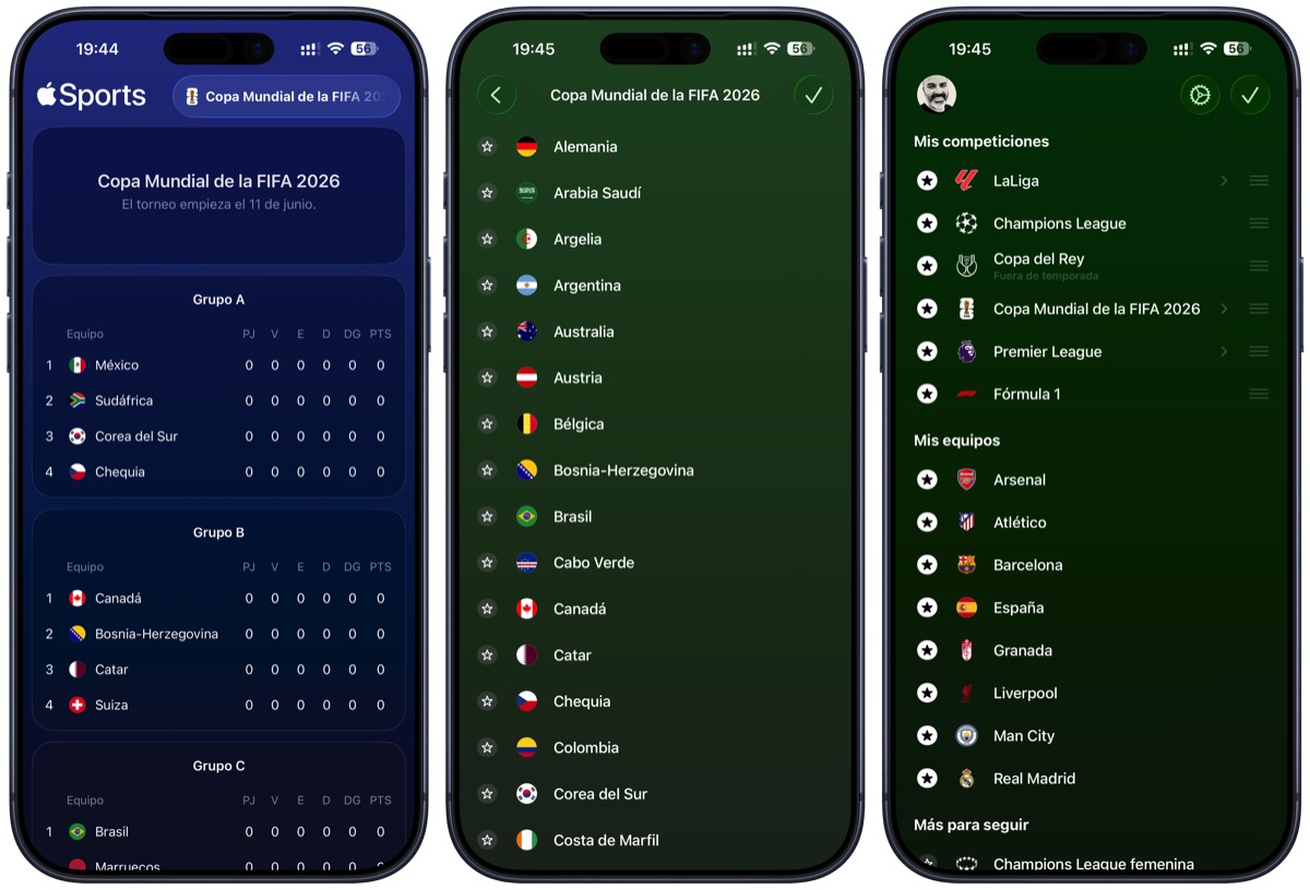 Apple Sports ir atjaunināts ar pilnu atbalstu 2026. gada Pasaules kausam