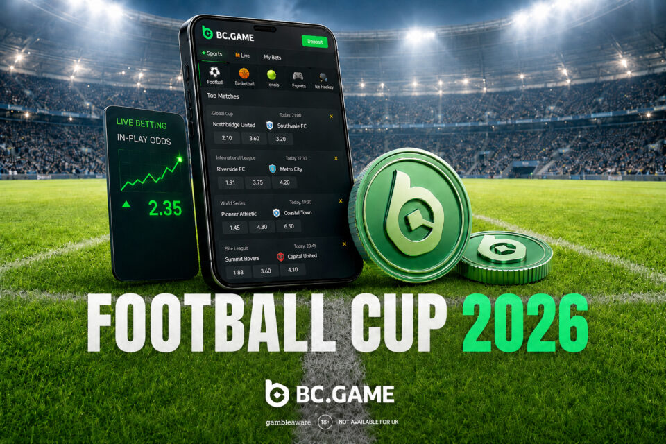 BC.GAME ienes 2026. gada futbola sezonā pirmo derību pieredzi kriptovalūtā