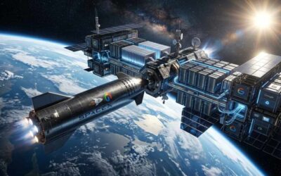 Google un SpaceX apspriežas par orbitālo AI datu centru palaišanu kosmosā