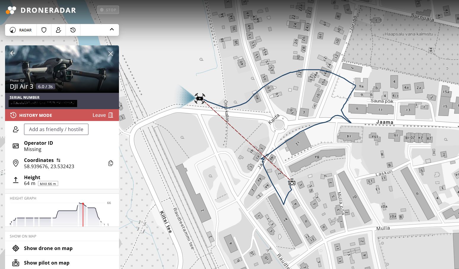 Igaunija ievieš dronu noteikšanas tīklu vairāk nekā 25 pilsētās