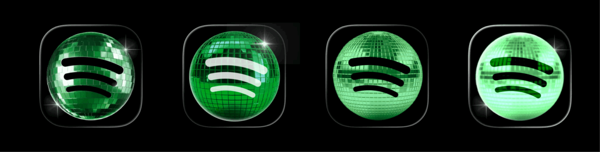 Pagaidu diskobumbas Spotify ikona Pagaidu diskobumbas Spotify ikona