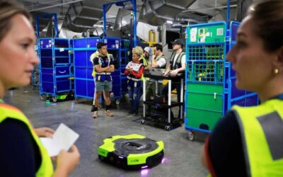 Amazon iepazīstina ar Proteus, mākslīgā intelekta noliktavas robotu, kas saprot izrunātās komandas kā daļu no tā 11,6 miljardu ASV dolāru vērtās paplašināšanās Eiropā