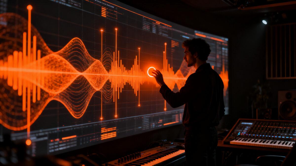 Deezer detektora darbība AI mūzikas detektora interfeiss