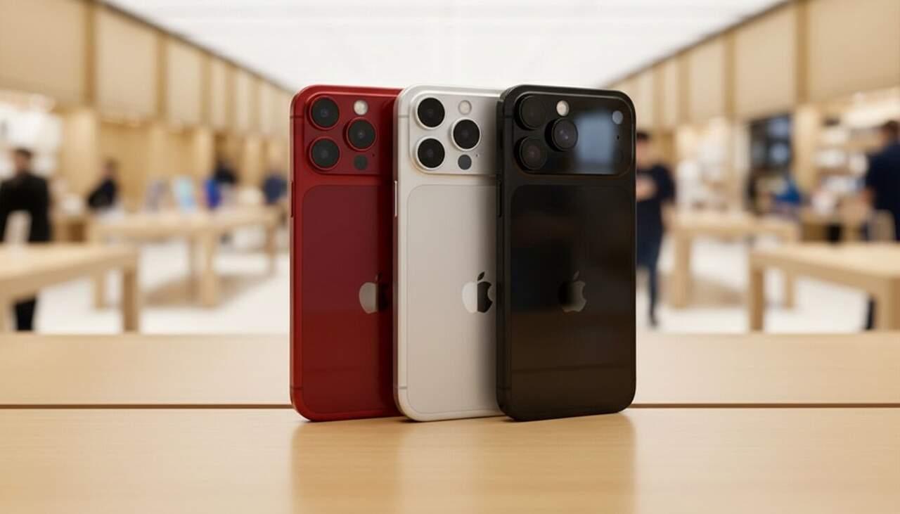 Cherry iPhone 18 Pro Jaunās tumšās ķiršu krāsas detaļa