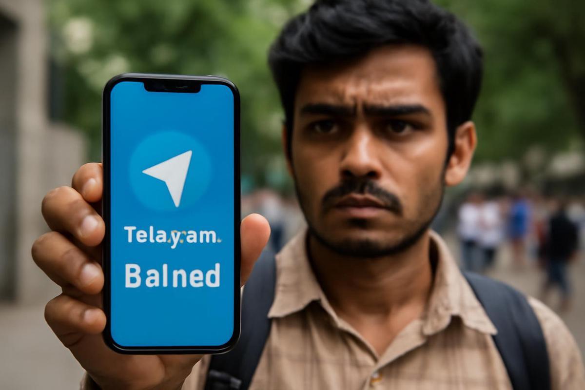 Telegrammas bloķēšanas sociālā ietekme Protesti Indijā