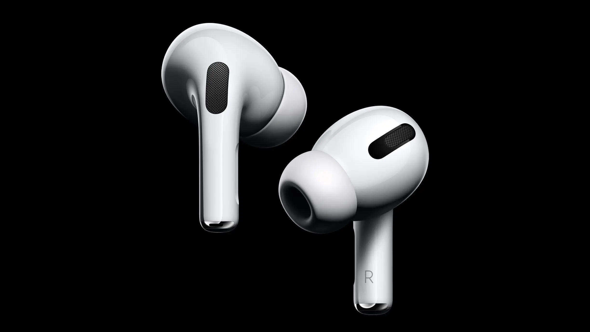 Nākotnes AirPod ar AI konceptuāls dizains