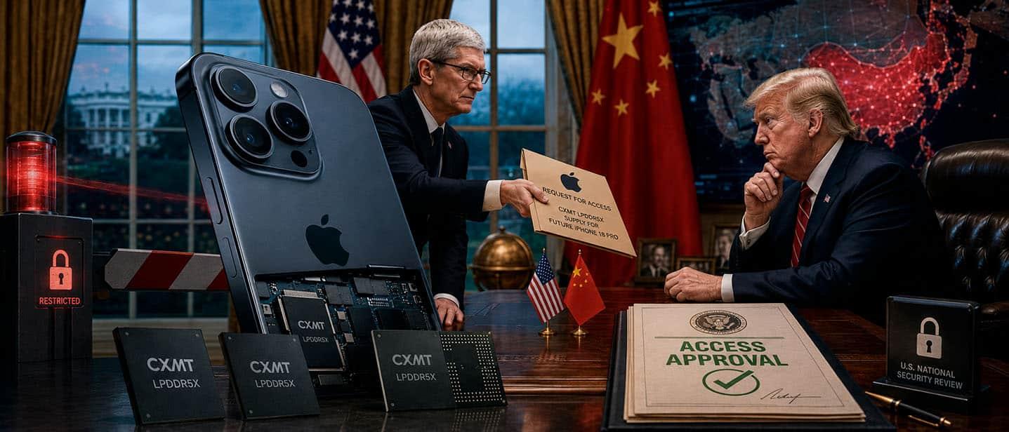 Apple logotips un pusvadītāju tehnoloģija