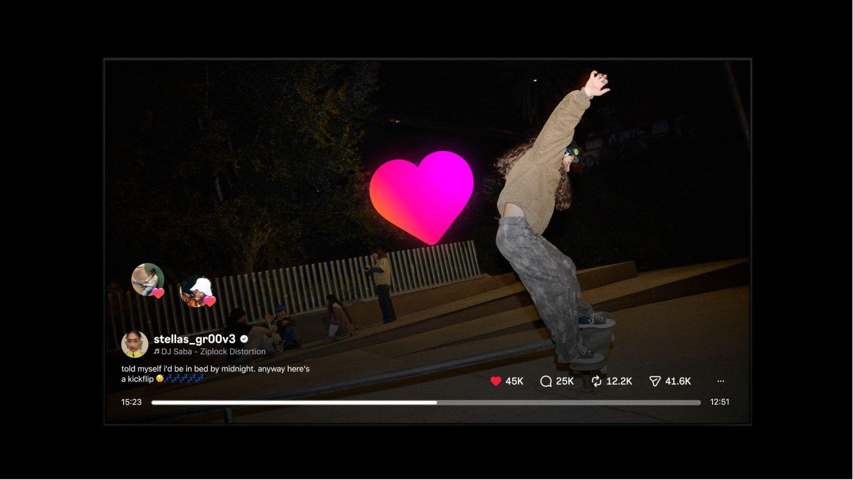 Lietotājs, kas kontrolē Instagram ar televizora tālvadības pulti