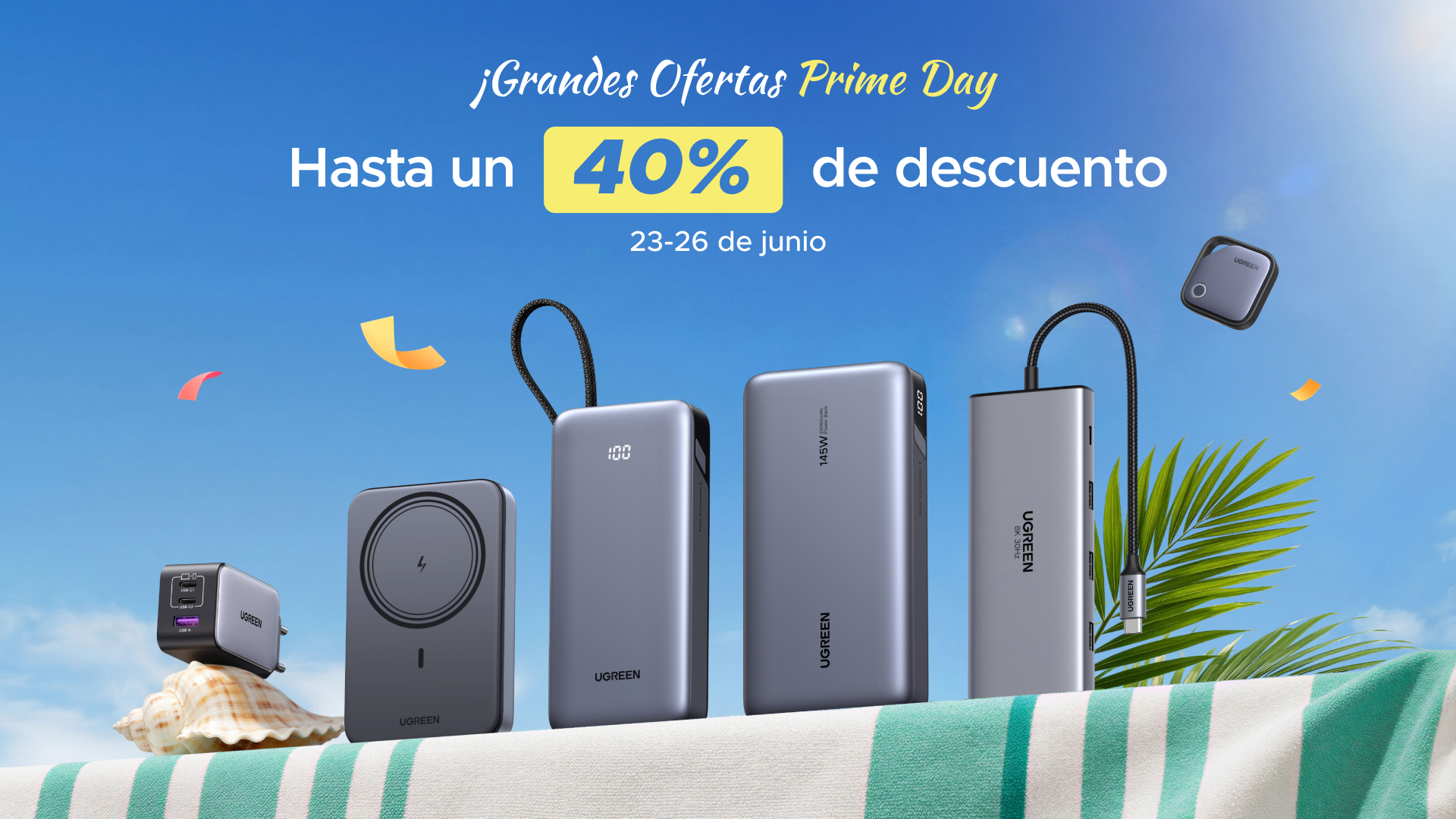 Labākās UGREEN atlaides Amazon Prime Day