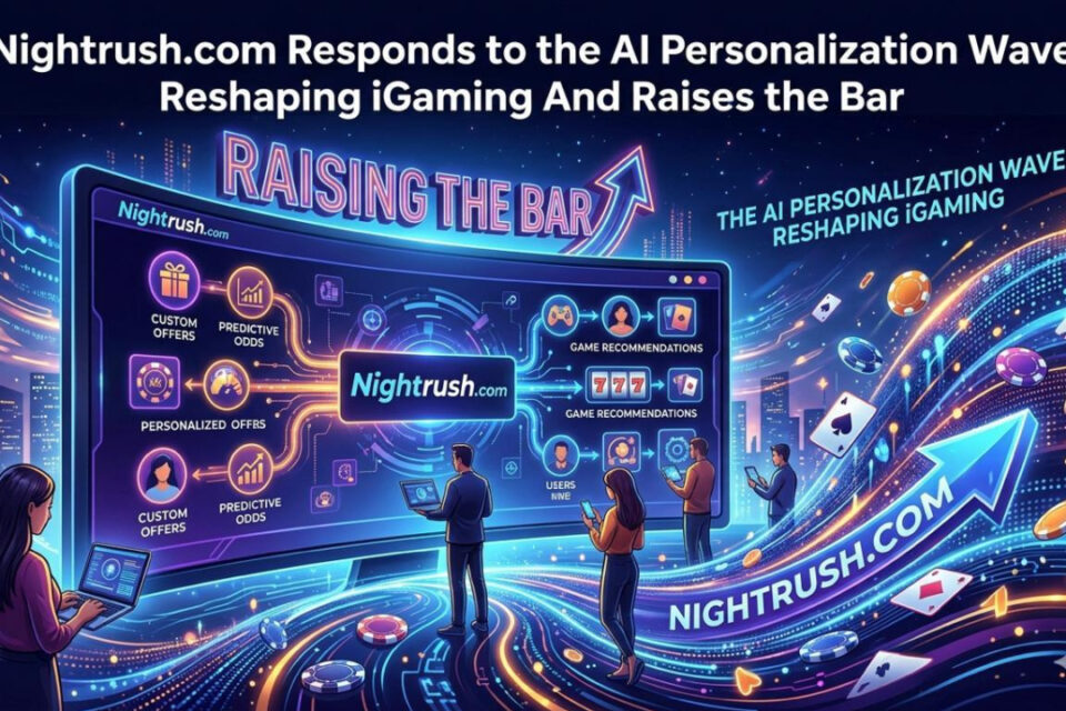 Nightrush.com reaģē uz AI personalizācijas vilni, kas pārveido iGaming un paaugstina latiņu