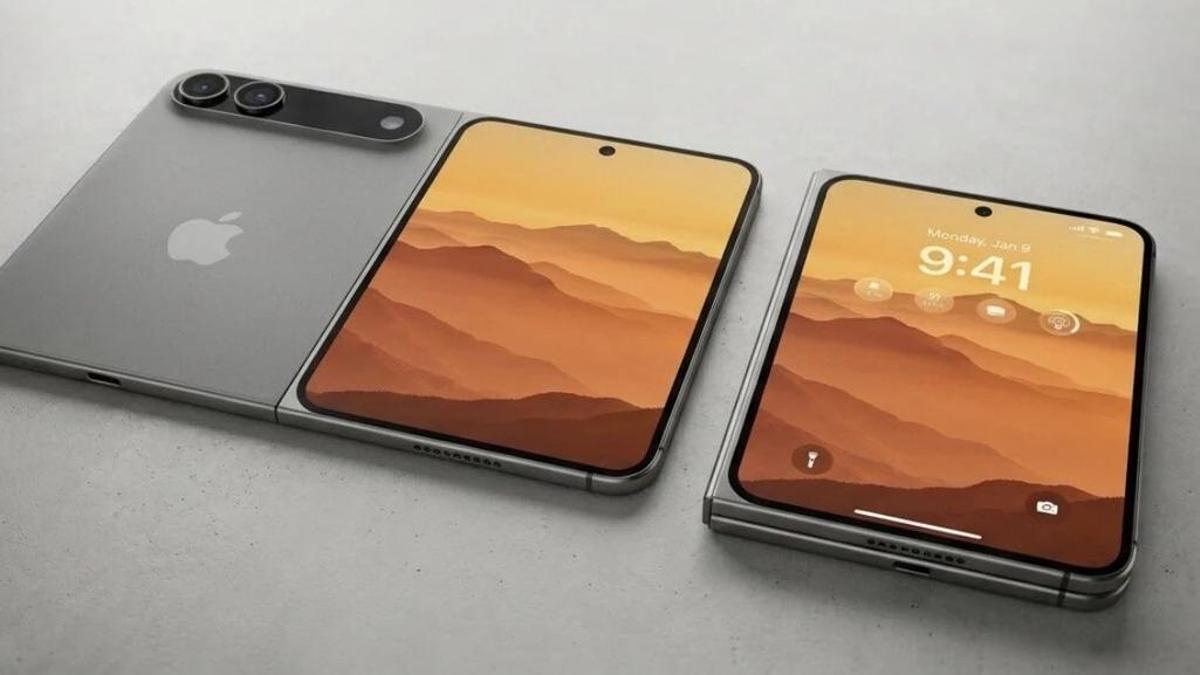 Salokāms iPhone Ultra grāmatas formāts Īpaši atvērts salokāms iPhone