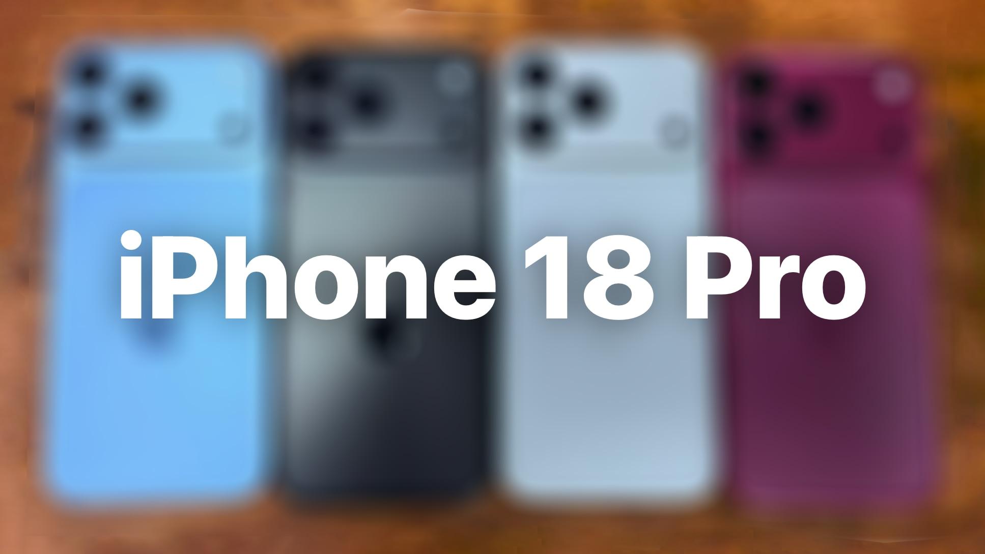 iPhone 18 Pro kameras detaļas