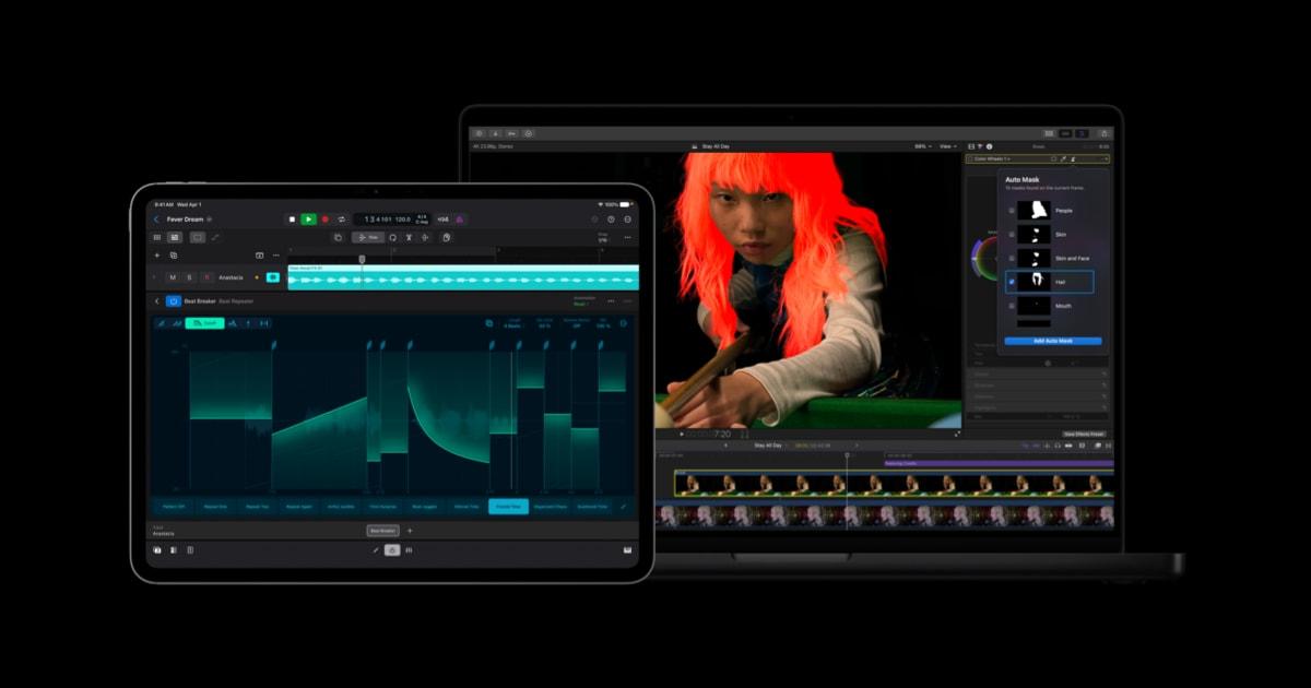 Final Cut Pro AI Final Cut Pro saskarne ar jaunām AI funkcijām