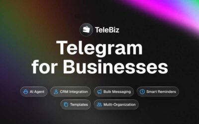 Telebiz izlaiž ar AI darbinātu CRM for Telegram, lai palīdzētu komandām pārvaldīt pārdošanu, partnerības un attiecības ar klientiem