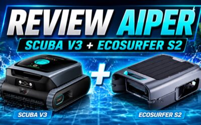 Aiper Scuba V3 + EcoSurfer S2, ideāla kombinācija jūsu baseinam