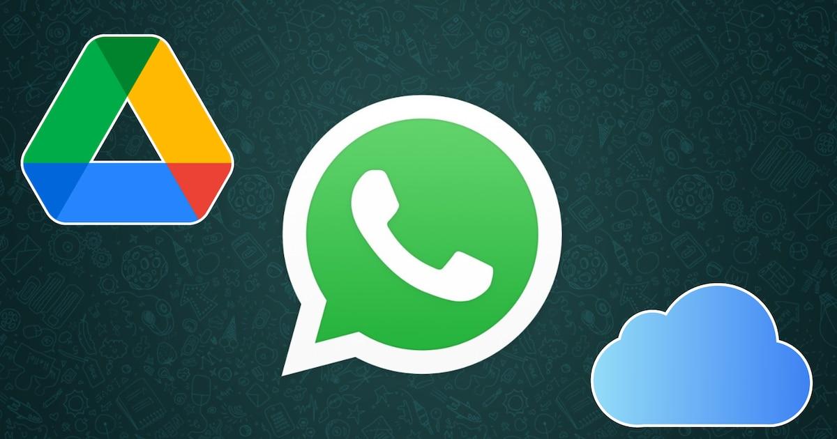 WhatsApp iCloud dublējums