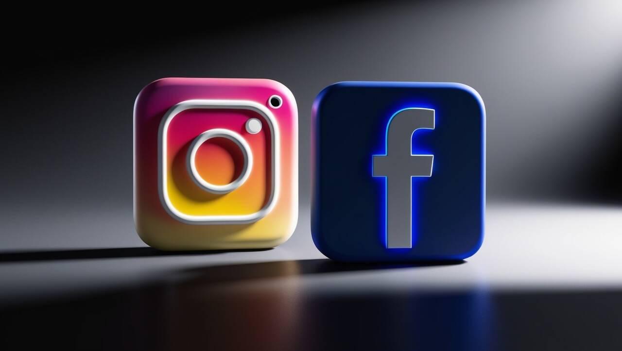 Facebook un Instagram kritums Facebook un Instagram kritums
