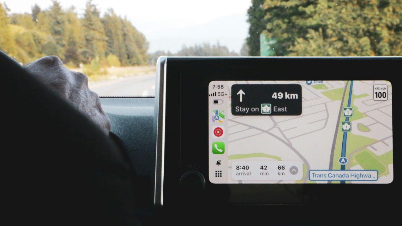 Apple Maps uz Ford informācijas paneļa Apple Maps ekrāns Ford automašīnā