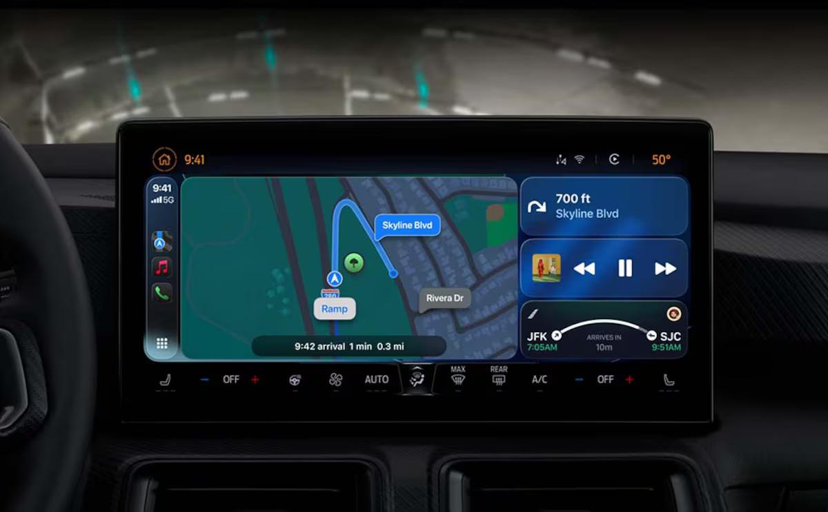 Apple Maps ar EV maršrutu Optimizēts maršruts elektriskajam transportlīdzeklim
