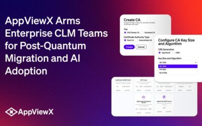 AppViewX Arms Enterprise CLM komandas pēckvantu migrācijai un AI ieviešanai jaunākajā produkta laidienā