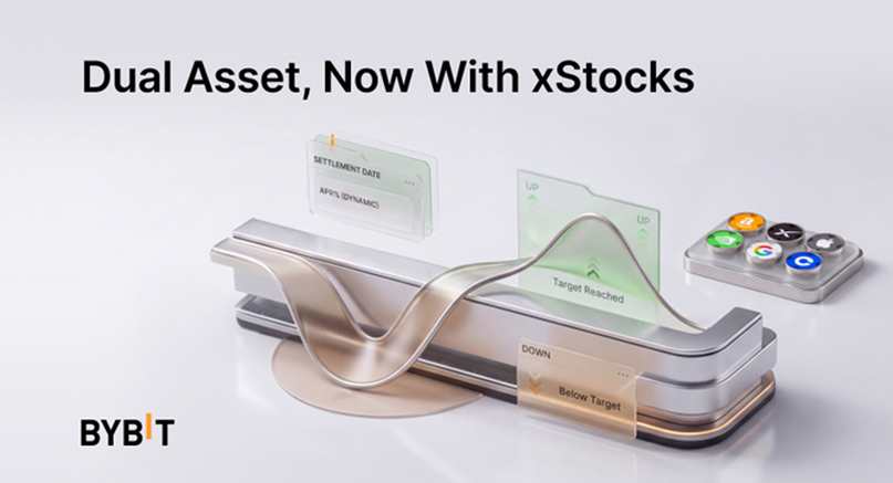 Bybit paplašina Dual Asset ar xStocks, piedāvājot peļņu no marķierizētām akcijām, piemēram, SpaceX, Nvidia, Apple un Amazon